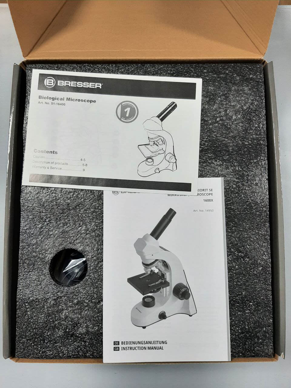 Bresser Biorit SE 1600x nella scatola